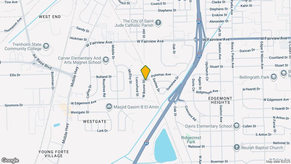 3307 Boone St Map and Location Details