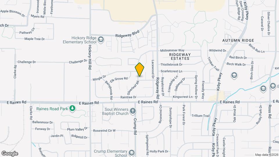 6124 Chinaberry Dr Map and Location Details