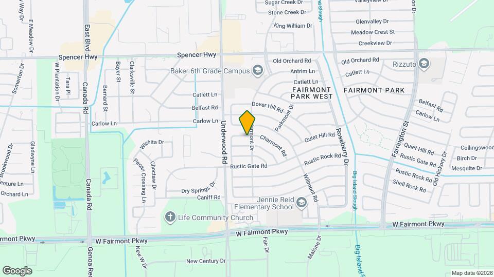 9742 Charmont Rd Map and Location Details