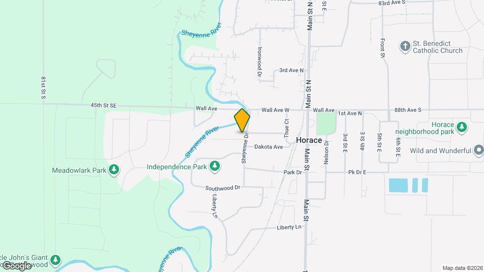 301 Sheyenne Dr Map and Location Details