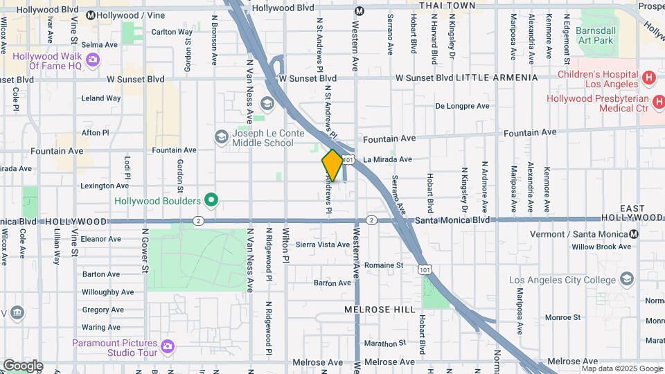 5540 Lexington Ave Map and Location Details