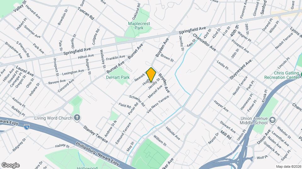 181 Jacoby Street Map and Location Details