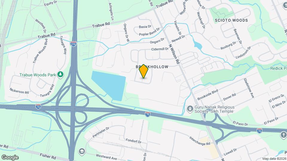 1256 Deer Lake Ct Map and Location Details