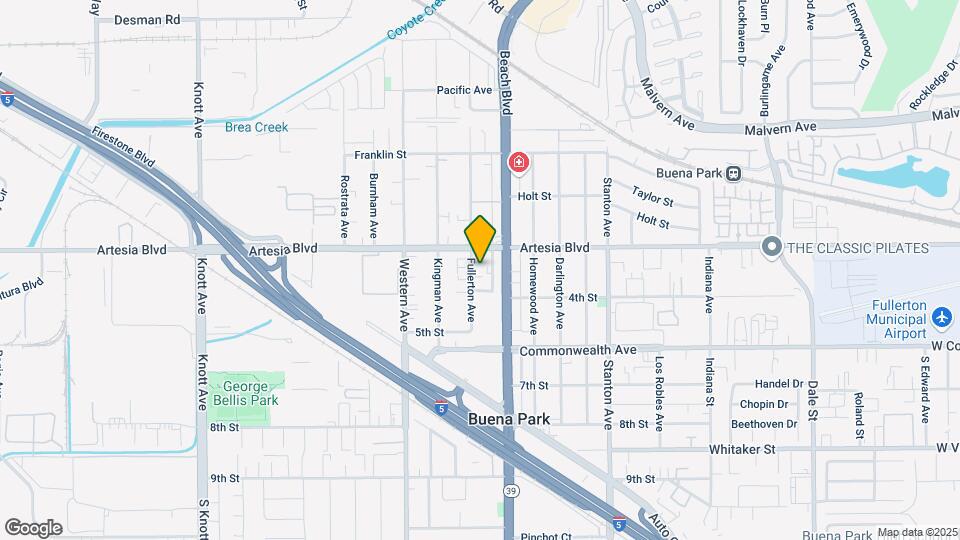 6042 Fullerton Ave Map and Location Details