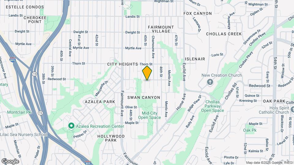 3783 45th St Map and Location Details