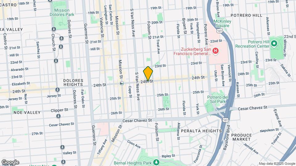 3133-3135 24th St Mapa y Detalles de la Ubicación