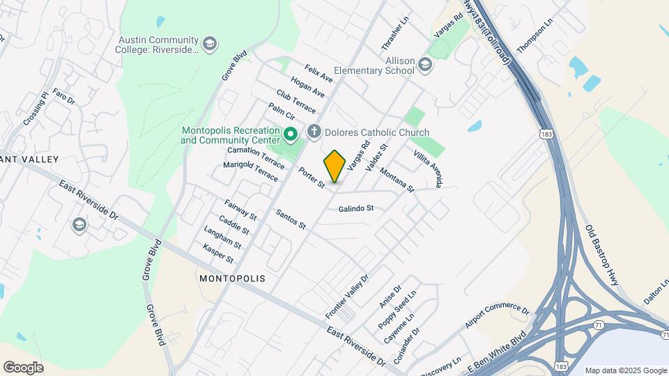 1214 Vargas Rd, Unit A Map and Location Details