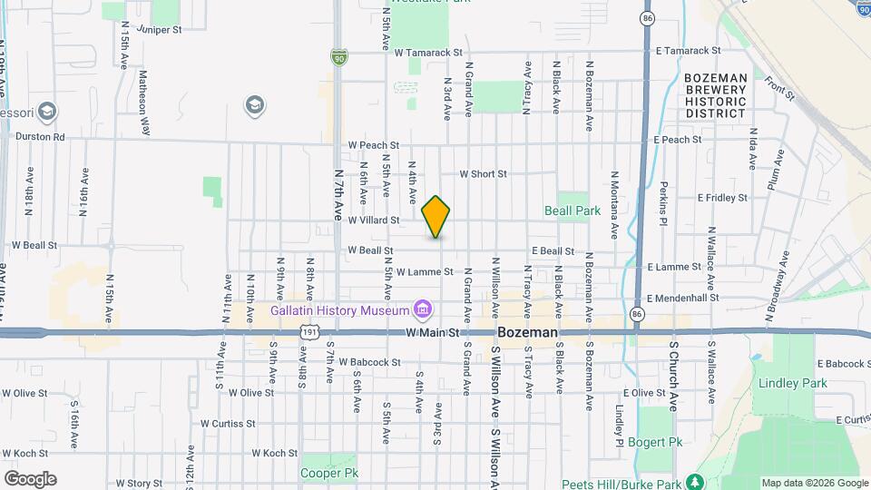 301 N 3rd Ave Map and Location Details