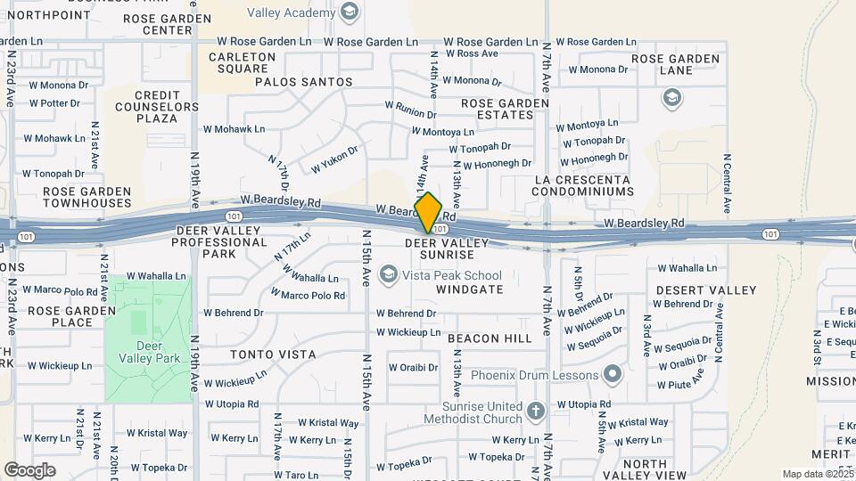 1349 W Menadota Dr Map and Location Details