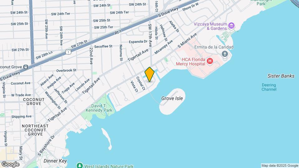 1823 S Bayshore Ln Map and Location Details