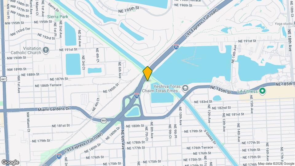 18600 NE 7th Ct Map and Location Details