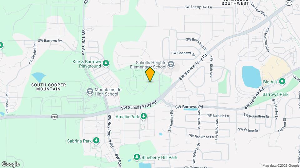 12510 SW Moorhen Way Map and Location Details