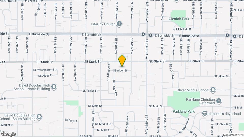 14405 SE Alder St Map and Location Details