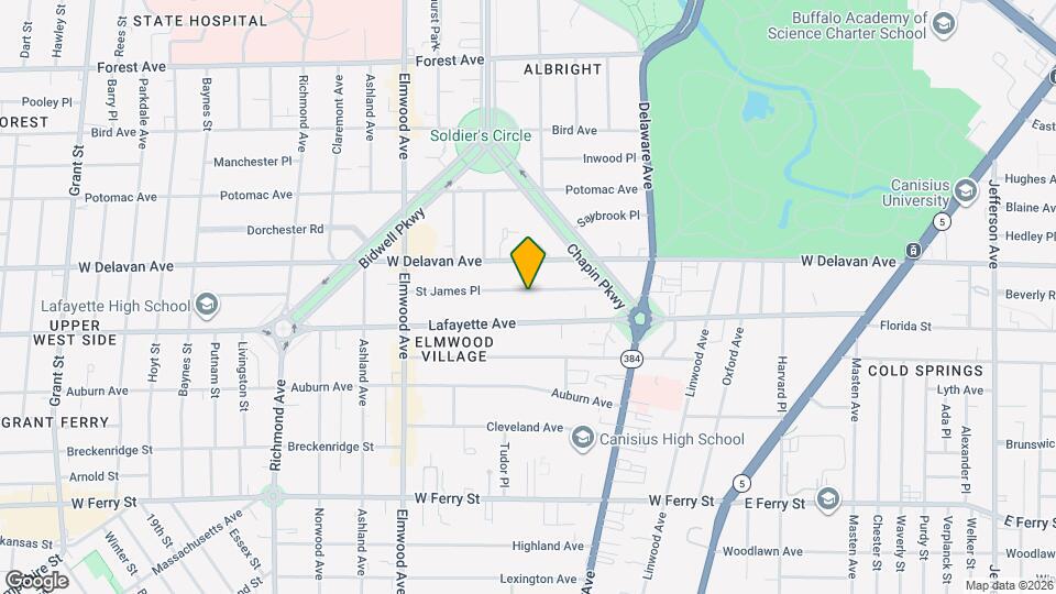 82 St James Pl Map and Location Details