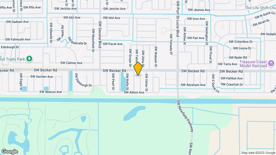 4634 SW Tacoma St Map and Location Details