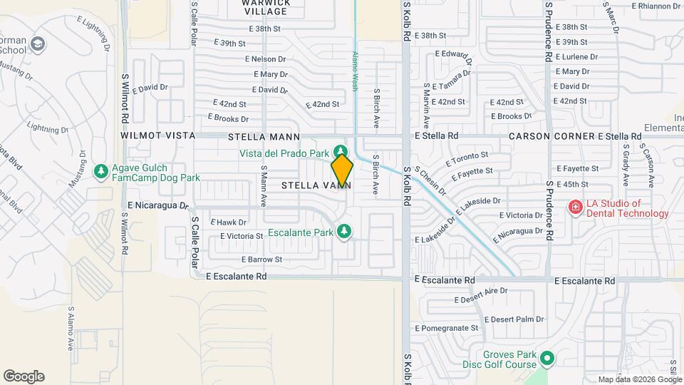 3412 S Jessica Ave Mapa y Detalles de la Ubicación