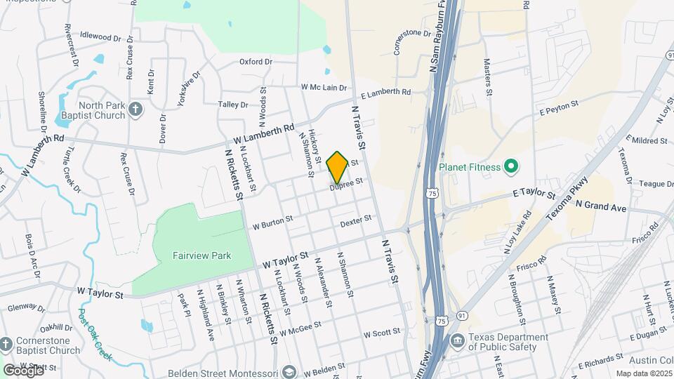 2121 N Hickory St Map and Location Details