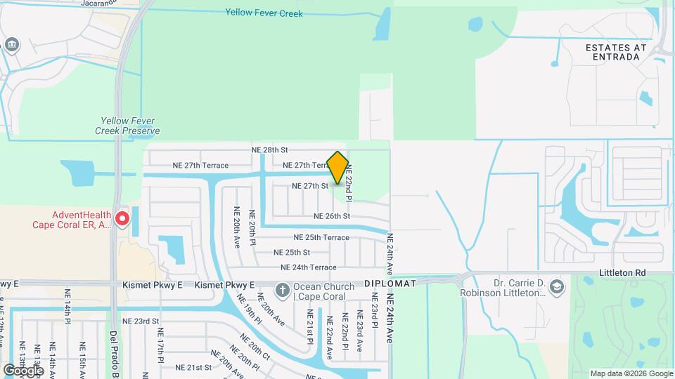 2623 NE 22nd Ave Map and Location Details