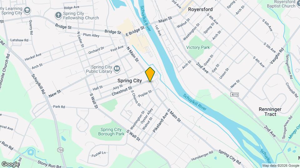 112 S Main St Map and Location Details