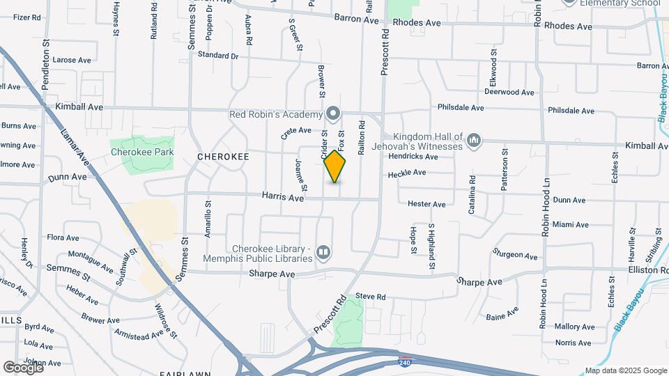 1493 Fox St Map and Location Details