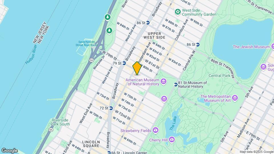 161 W 78th St Map and Location Details