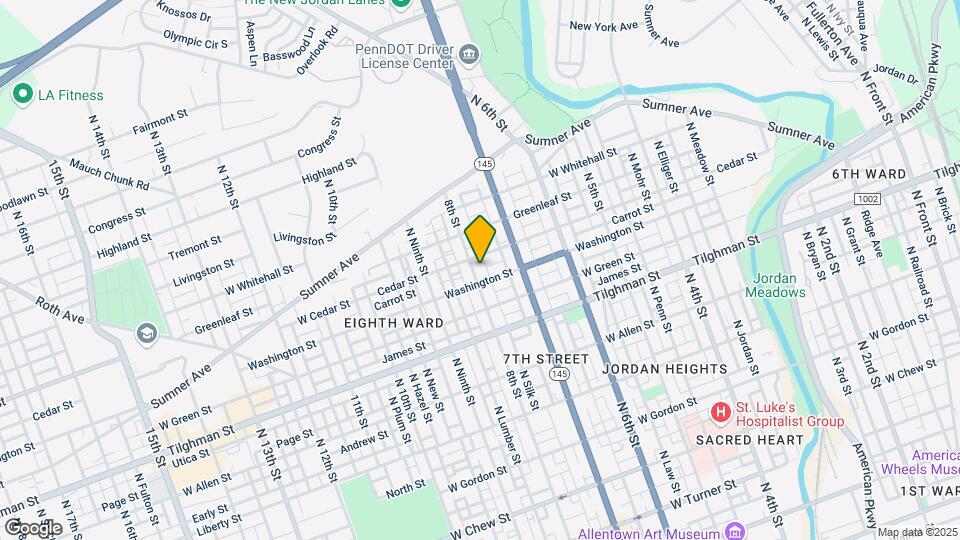 813 N 8th St Mapa y Detalles de la Ubicación