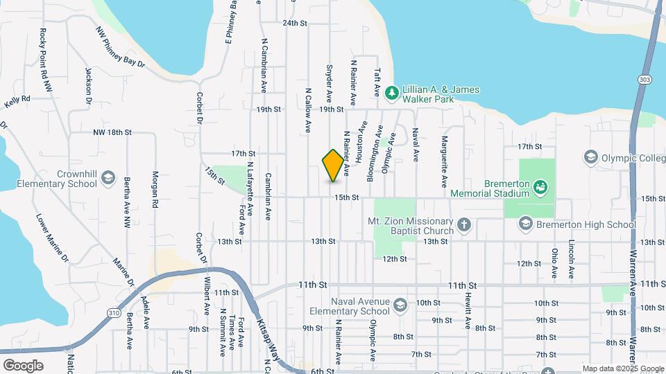 1515 Rainier Ave Map and Location Details