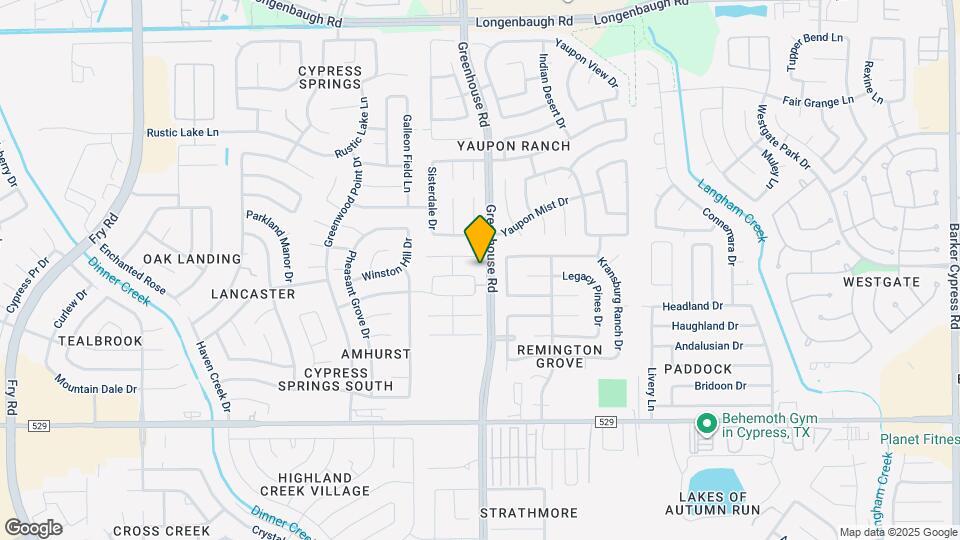 19502 Oleander Ridge Way Map and Location Details