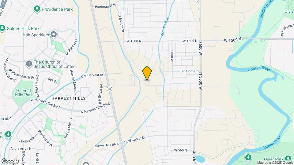 1152 N West Rim Dr Mapa y Detalles de la Ubicación