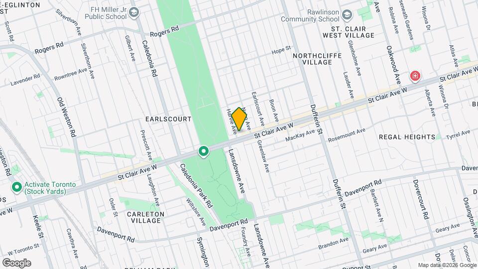 1364 St Clair Ave W Map and Location Details