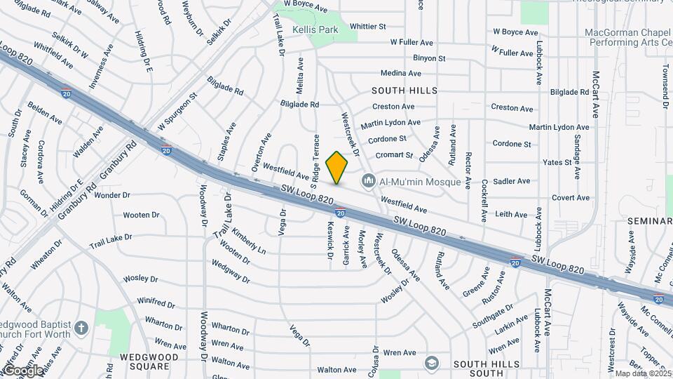 3561 Westfield Ave Map and Location Details