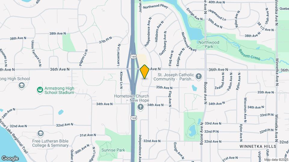 3552 Independence Ave N Map and Location Details