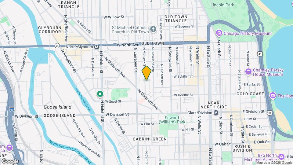 1355 N Mohawk St Map and Location Details