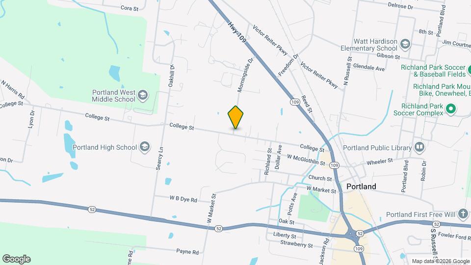 421 College St Mapa y Detalles de la Ubicación