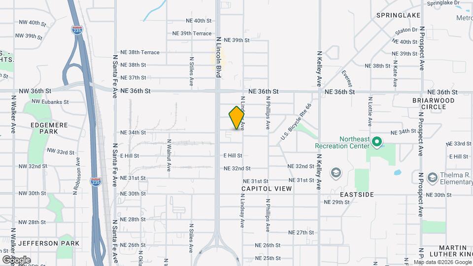 636 NE 34th St Map and Location Details