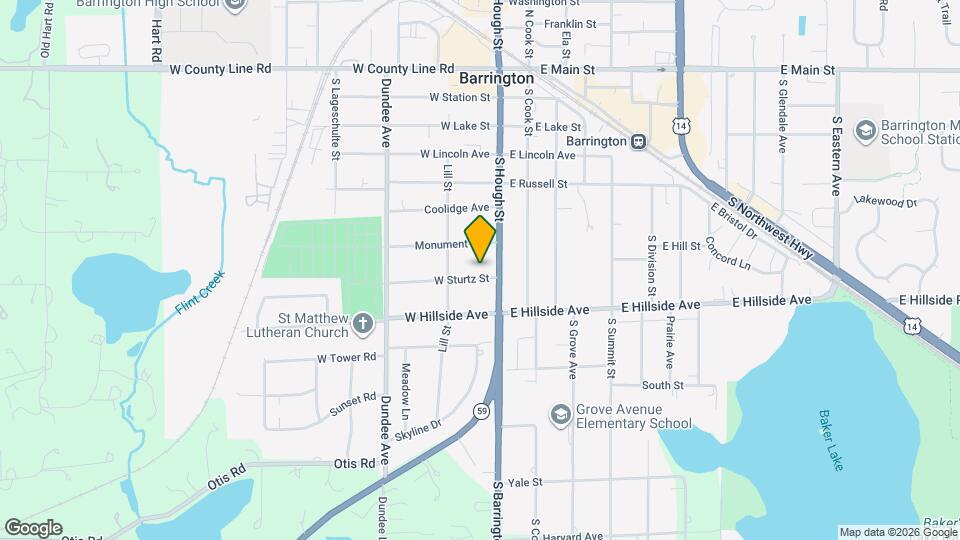 116 W Sturtz St Map and Location Details