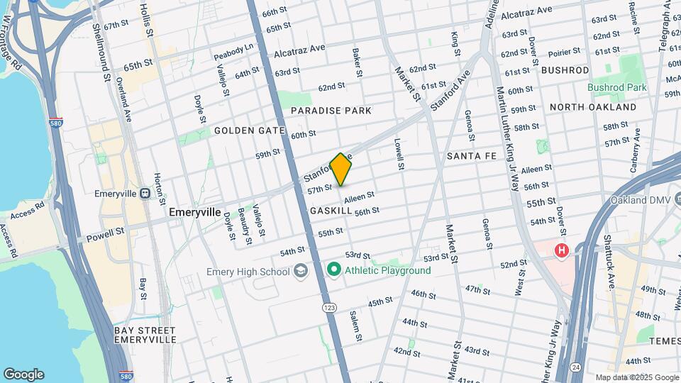 5664-5670 Gaskill St Map and Location Details