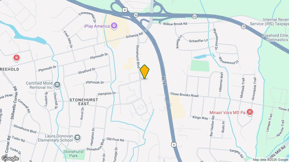 58 Stonehurst Blvd Map and Location Details