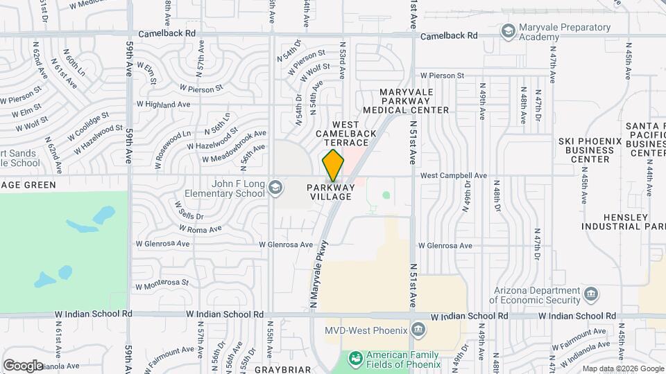 4429 N 53rd Ln Map and Location Details