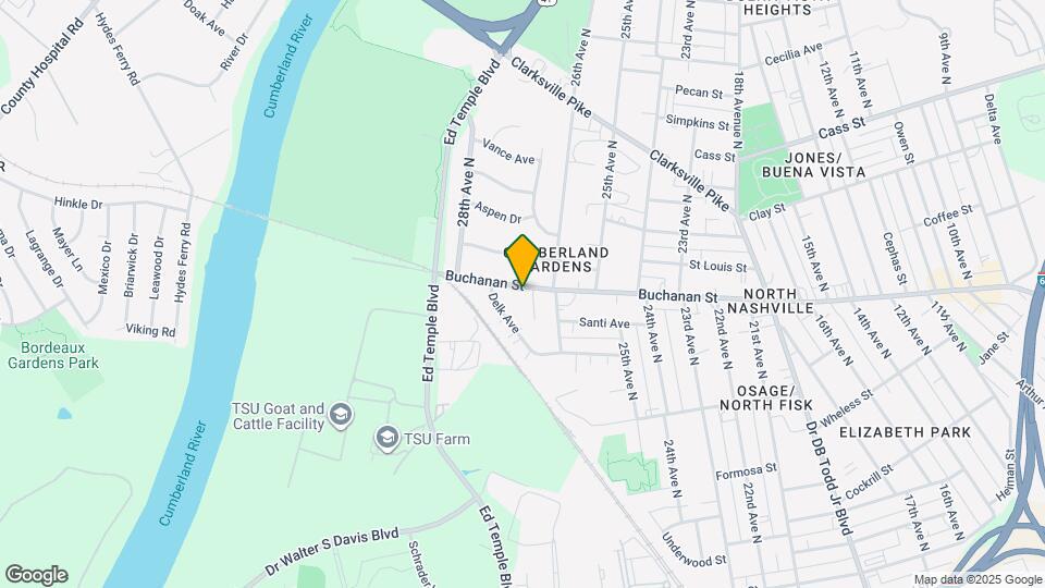 2609 Buchanan St Map and Location Details