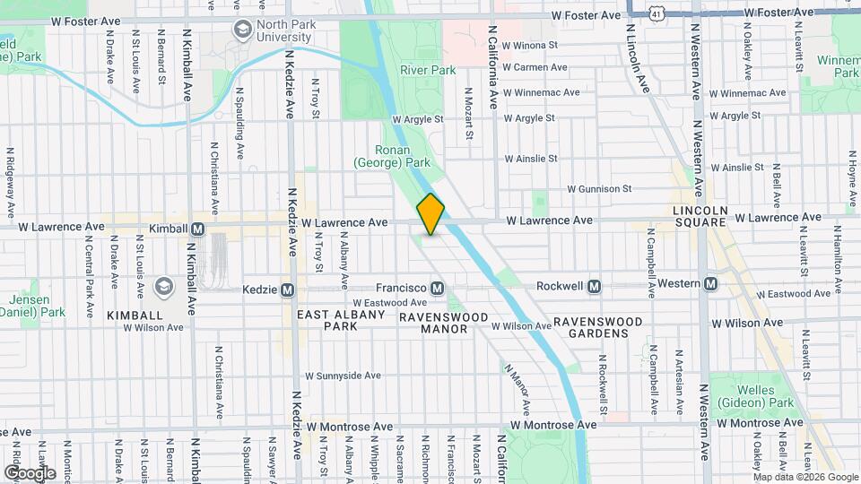 2924 W Giddings St Map and Location Details