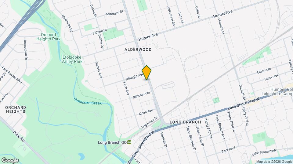 204 Browns Line Map and Location Details