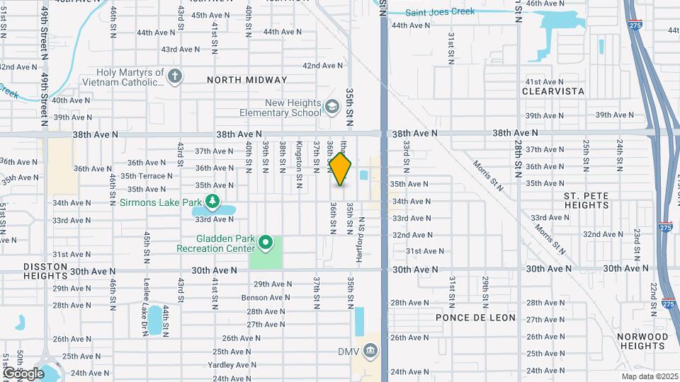 3428 Ithaca St N Map and Location Details