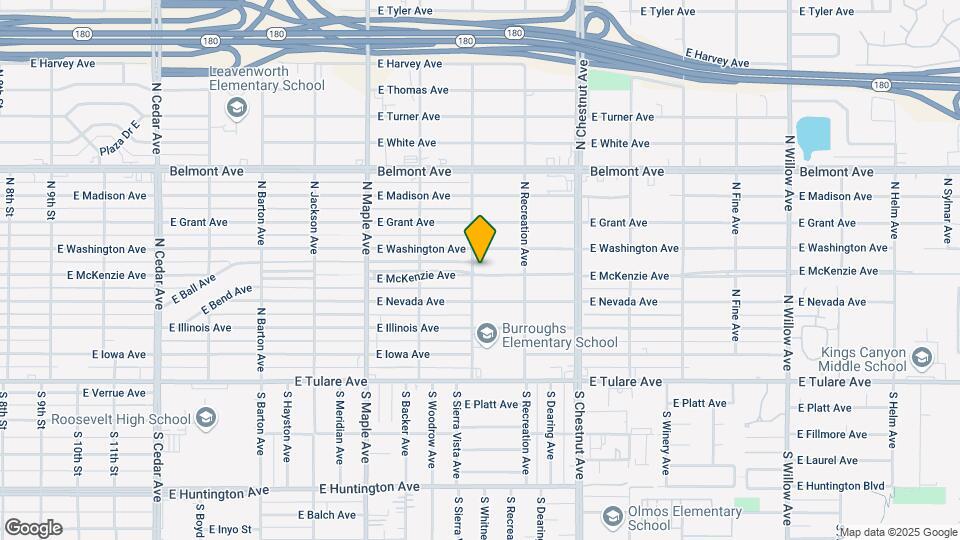 304 N Sierra Vista Ave Map and Location Details