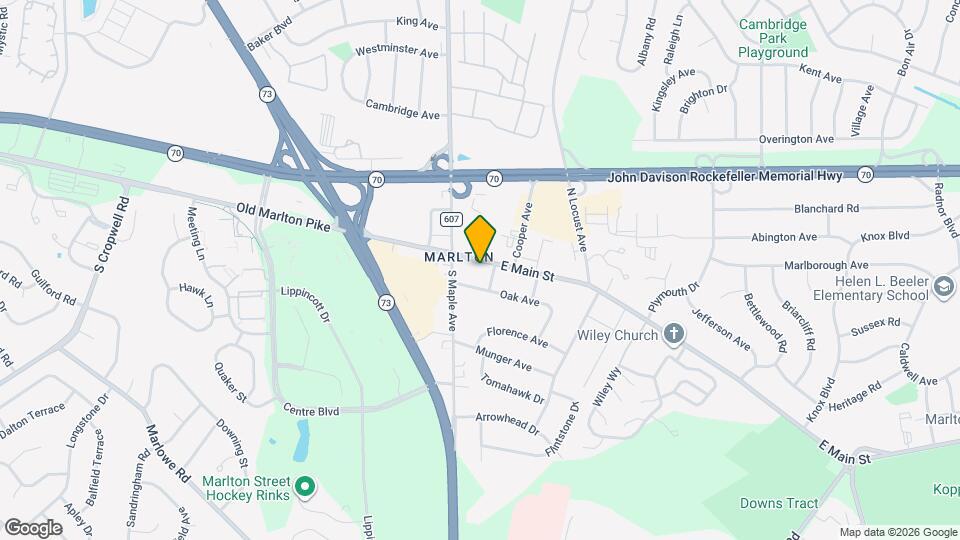 25 E Main St Map and Location Details