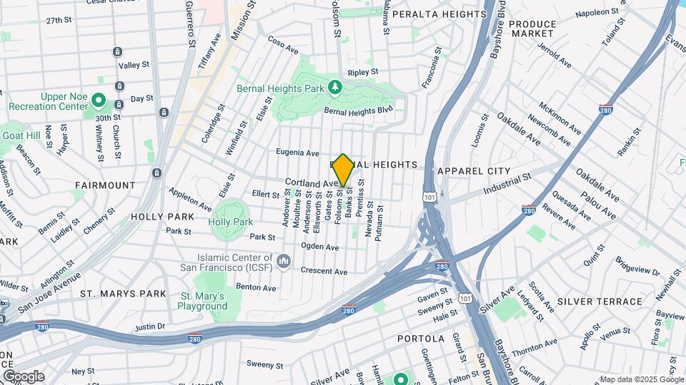 3839 Folsom St Map and Location Details