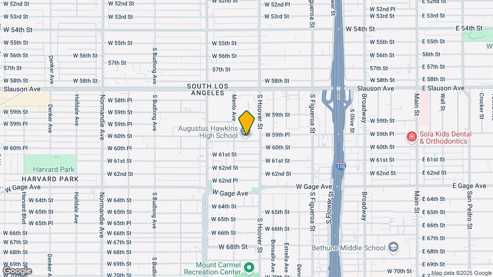 831 W 60th St Map and Location Details