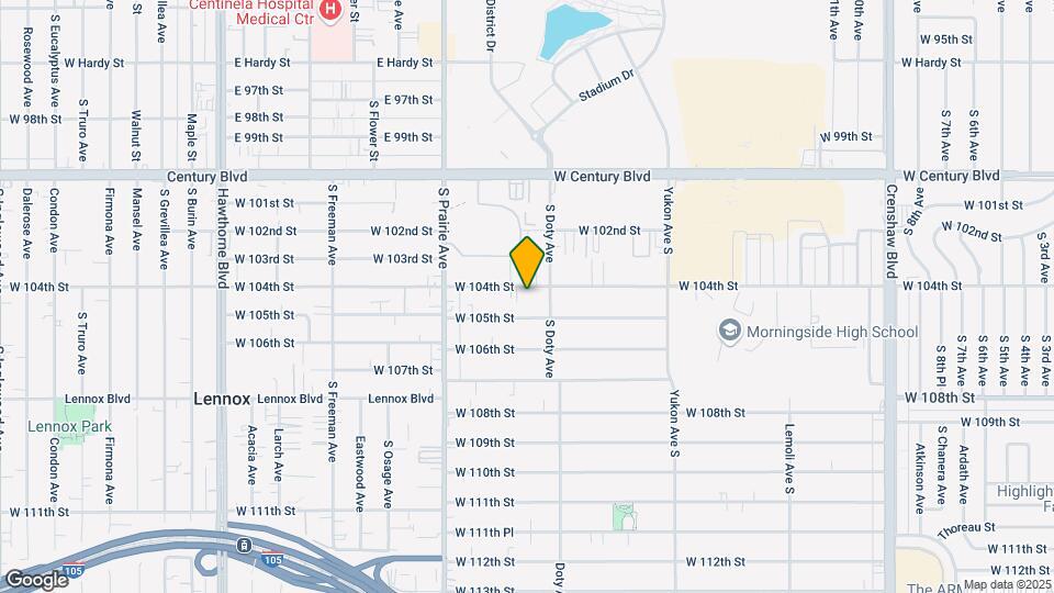 3824 W 104th St Mapa y Detalles de la Ubicación