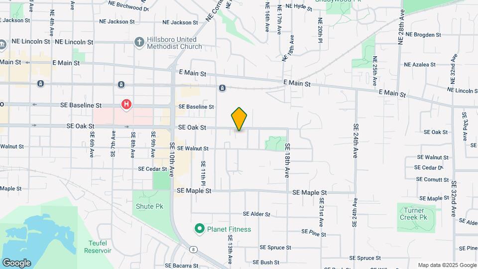1412 SE Oak St Map and Location Details