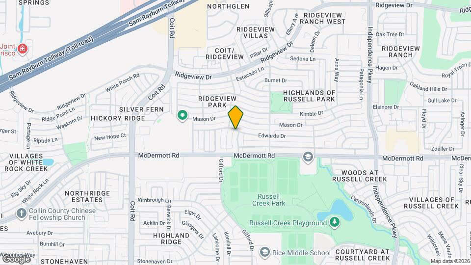 9029 Culberson Dr Map and Location Details